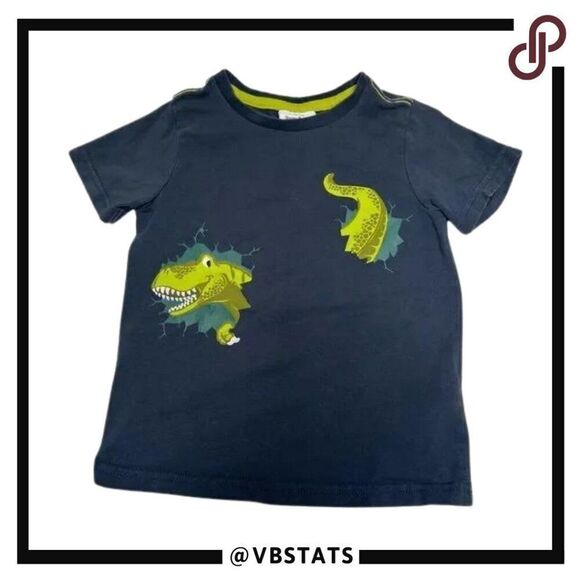 Tommy Bahama 4T Navy/Yellow Dragon Top - Picture 1 of 6